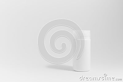 Medicine bottle in white background Stock Photo