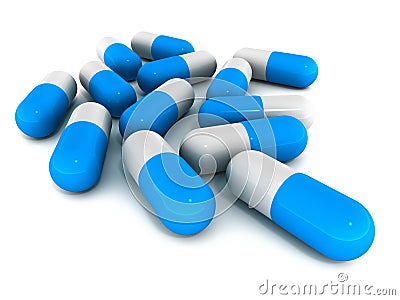 Medicine capsules Stock Photo