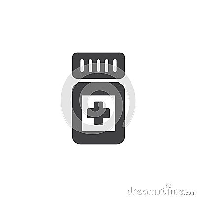 Medicine drugs icon vector Vector Illustration