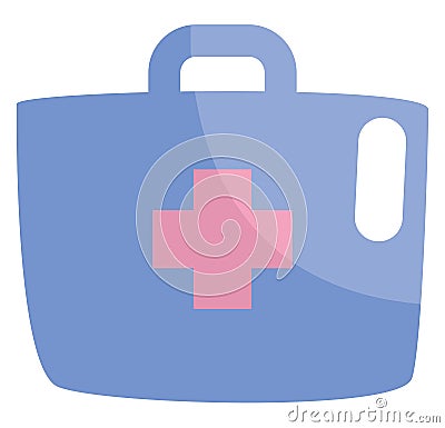 Medicine first aid kit, icon Vector Illustration