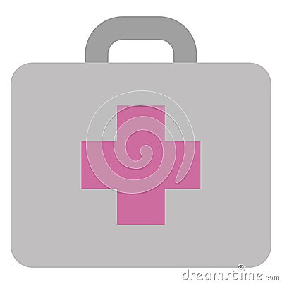 Medicine first aid kit, icon Vector Illustration