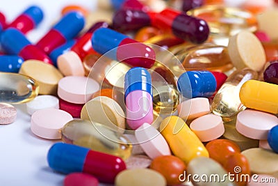 Medicine pills Stock Photo