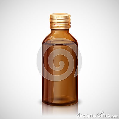 Medicine Syrup Bottle Stock Photo