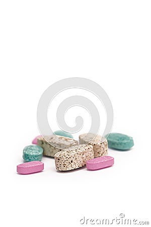 MEDICINE TABLETS Stock Photo