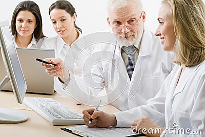 Medicine team Stock Photo