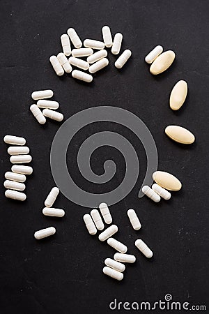 Medicines - capsule and pill Stock Photo