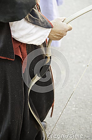 Medieval archer Stock Photo