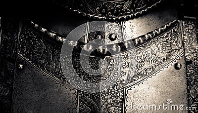 Medieval Armor Detail Stock Photo