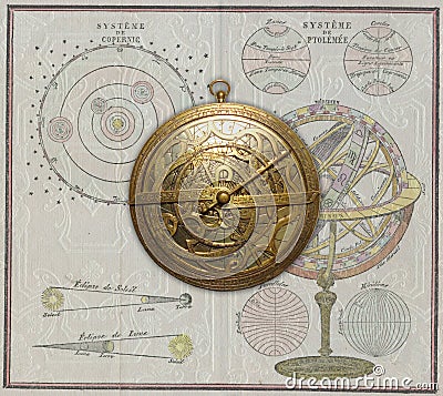 Medieval Astrolabe Stock Photo