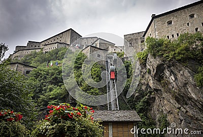 The medieval Bard fortress Stock Photo