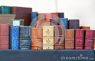 Medieval books Stock Photo