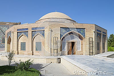 Medieval building of `Chorsu` art gallery. Samarkand Editorial Stock Photo