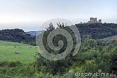 Csesznek castle Stock Photo