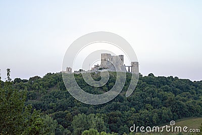 Csesznek castle Stock Photo