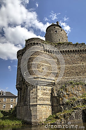 Medieval castle. Fougeres, France Stock Photo