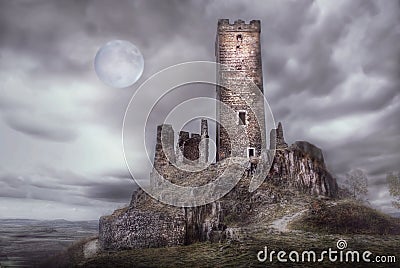 Medieval Castle Stock Photo