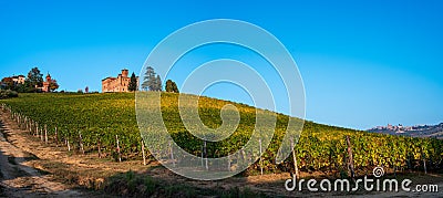 Medieval Castle of Grinzane Cavour Editorial Stock Photo