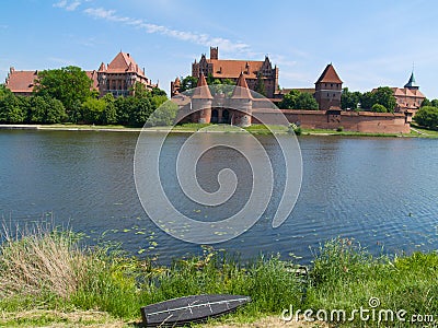 Medieval castle in Malbork Stock Photo
