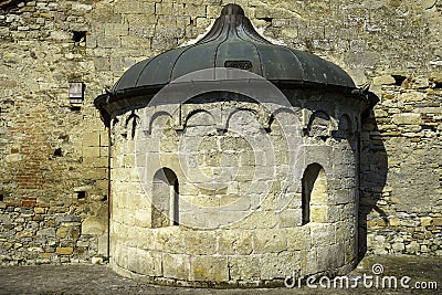 Medieval church of Sant Antonio at Borghetto di Borbera, Alessandria province Stock Photo