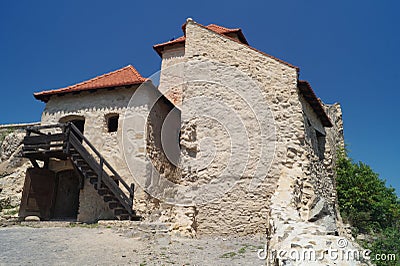 Medieval citadel of Rupea 1324, Brasov, Transylvania, Romania Stock Photo