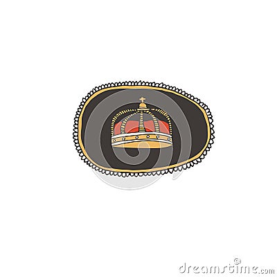 Chivalry and monarchy concept Vector Illustration