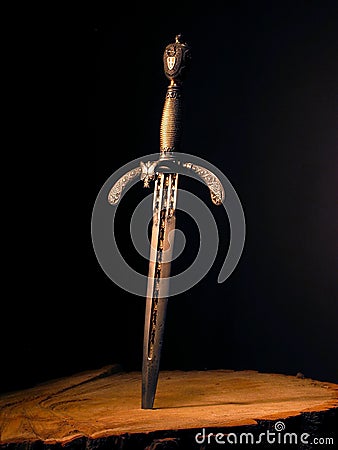 Medieval dagger Stock Photo