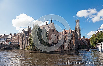 Medieval fairytale city Stock Photo