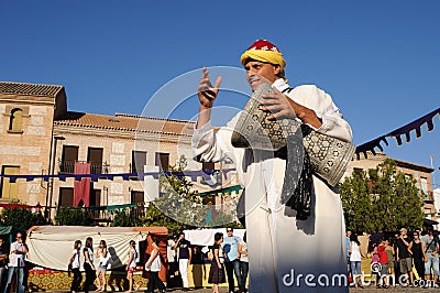 Medieval festival of Consuegra- Spain Editorial Stock Photo