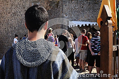 Medieval festival of Consuegra- Spain Editorial Stock Photo