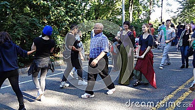 The 2013 Medieval Festival At Fort Tryon Park 8 Editorial Stock Photo