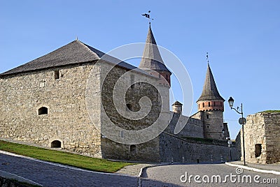 The medieval fortress Stock Photo