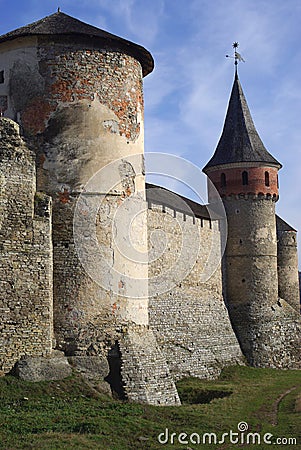 The medieval fortress Stock Photo