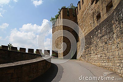 Medieval Fortress, Hohenzollern Castle, Black Forest, Stuttgart, Germany Stock Photo