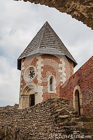 Medieval fortress Medvedgrad near Zagreb Stock Photo