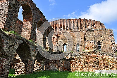 Slimnic Fortress in Romania Stock Photo