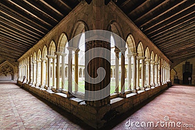 Medieval French Cloisters Editorial Stock Photo