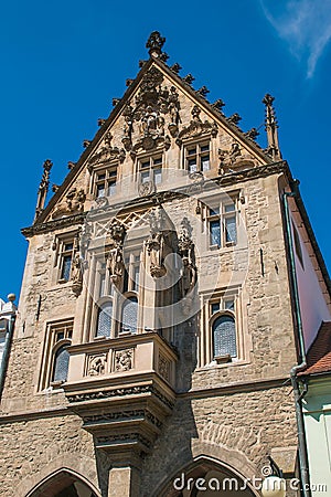 Medieval gothic stone palace UNESCO World Heritage List in Kutna Hora, Czech Republic Stock Photo