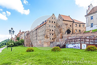 Medieval granary, Grudziadz Stock Photo