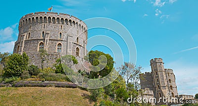 Medieval historic Windsor castle Editorial Stock Photo