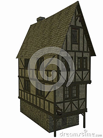 Medieval House Stock Photo