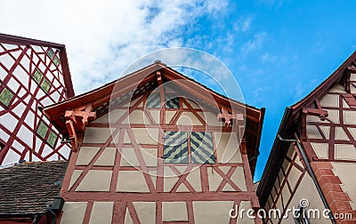 The medieval houses of Stein am Rhein Stock Photo