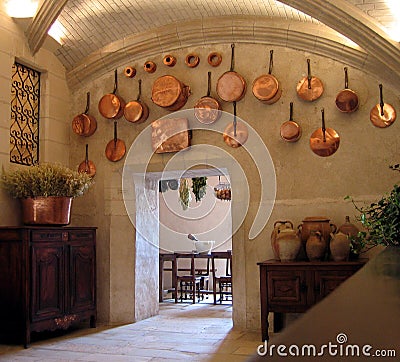 Medieval Kitchen Stock Photo