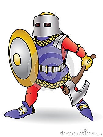 Medieval knight Stock Photo