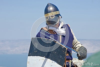 Medieval knight Editorial Stock Photo