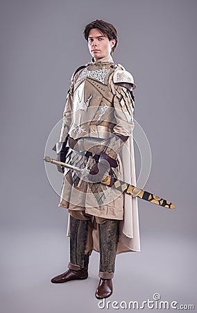 Medieval Knight Stock Photo