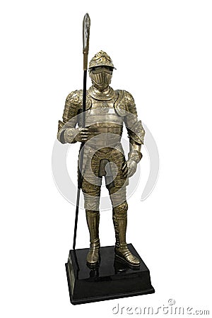 Medieval knight armour Stock Photo