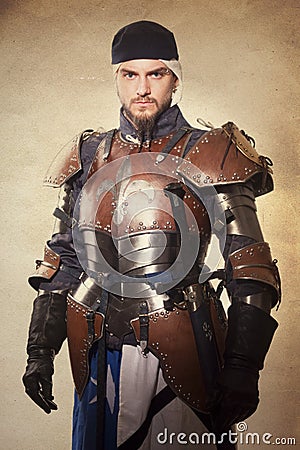 Medieval knight Stock Photo