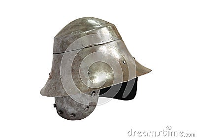 Medieval Knight Helmet Stock Photo