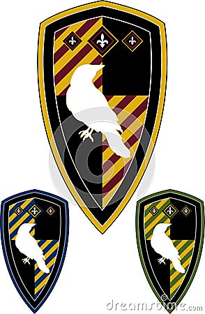 Medieval Knights Shield Vector Illustration