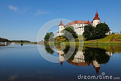 Lacko castle Stock Photo